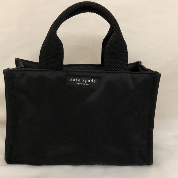 kate spade Handbags - Kate Spade Mini Nylon Tote Zip Top Black